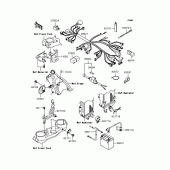 Схема вузла: Електроустаткування для Kawasaki KLX250 KLX250
