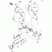 Схема узла: Сигнал поворота для Kawasaki ZG1000 Concours
