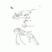 Схема узла: Steering damper для Kawasaki ZX600 Ninja ZX-6R