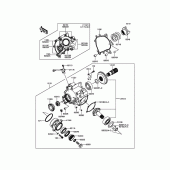 Схема вузла: Front Bevel Gear для Kawasaki ZG1400 1400GTR ABS