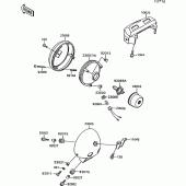 Схема вузла: Headlight(s) для Kawasaki VN1500 VN-15