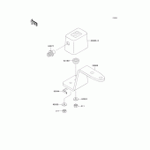 Схема вузла: Meter(s) для Kawasaki KLX300R