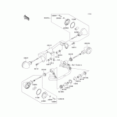 Схема узла: Поворотники для Kawasaki VN1500 VN1500 Drifter