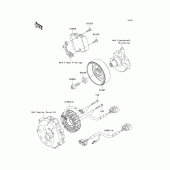 Схема узла: Генератор для Kawasaki ZX1400 Ninja ZX-14