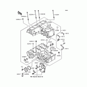 Схема вузла: Картер двигуна для Kawasaki ZR750 Zephyr
