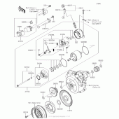 Схема вузла: Starter Motor для Kawasaki KLX140 KLX140L