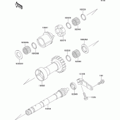 Схема вузла: Balancer для Kawasaki ZR1100 Zephyr 1100RS