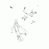 Схема вузла: Електроустаткування для Kawasaki KX450 KX450F