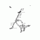 Схема вузла: Рама для Kawasaki ZR900 Z900 ABS