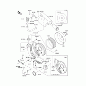 Схема узла: Воздушный фильтр для Kawasaki VN800 Vulcan 800 Classic