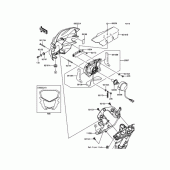 Схема узла: Фара (Головной свет) для Kawasaki KLX125 KLX125