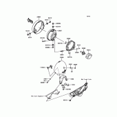 Схема вузла: Headlight(s) для Kawasaki VN900 Vulcan 900 Custom