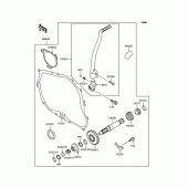 Схема вузла: Опція для Kawasaki KLX250 KLX250ES