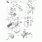 Схема вузла: Fuel evaporative system для Kawasaki ZG1200 Voyager XII