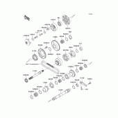Схема вузла: Балансир для Kawasaki ZX1100 GPZ1100