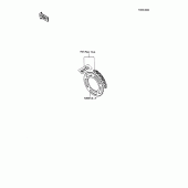 Схема вузла: Опційні деталі (sprocket-hab) для Kawasaki KX100