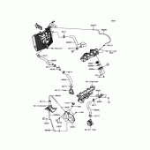 Схема вузла: Water Pipe для Kawasaki ZX600 Ninja ZX-6R