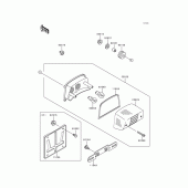 Схема вузла: Taillight(s) для Kawasaki KL650 KLR650
