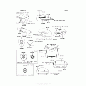 Схема узла: Decals (Silver/white)(Adf) для Kawasaki VN1700 Vulcan 1700 Voyager