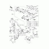 Схема вузла: Електроустаткування для Kawasaki KLX250 KLX250