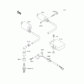 Схема вузла: Система запалювання для Kawasaki ER500 ER-5