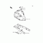 Схема узла: Информационные наклейки для Kawasaki ZR800 Z800 ABS