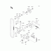 Схема вузла: Водяний насос Kawasaki VN1600 Vulcan 1600 Classic