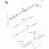 Схема узла: Тросики для Kawasaki ZX1400 Ninja ZX-14