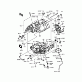 Схема вузла: Картер двигуна для Kawasaki EN650 Vulcan S