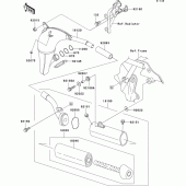 Схема вузла: Вихлопна система для Kawasaki KX85 KX85