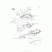 Схема вузла: Side Covers для Kawasaki ZR900 Z900