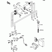 Схема вузла: Котушка запалювання для Kawasaki ZX1100 ZZ-R1100