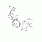 Схема вузла: Рама для Kawasaki KX250/KX252 KX250F