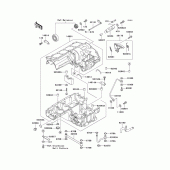 Схема узла: Картер двигателя для Kawasaki ZX1100 Ninja ZX-11