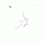 Схема вузла: Stand(s) для Kawasaki VN250 Eliminator 250V