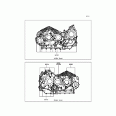 Схема вузла: Болти картера двигуна для Kawasaki VN1700 Vulcan 1700 Voyager ABS