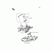 Схема узла: Аксессуары(U-Lock Bracket) для Kawasaki KLE650 Versys 650