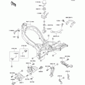 Схема узла: Батарейный отсек для Kawasaki ZX600 Ninja ZX-6R