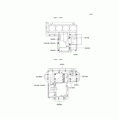 Схема узла: Болты картера двигателя для Kawasaki ZX1100 Ninja ZX-11