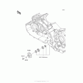 Схема вузла: Водяний насос Kawasaki VN1700 Vulcan 1700 Voyager