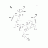 Схема вузла: Stand(s) для Kawasaki ZX1100 ZZ-R1100