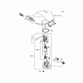 Схема вузла: Паливний насос для Kawasaki EX300 Ninja 300 ABS