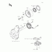 Схема вузла: Генератор для Kawasaki EX400 Ninja 400R