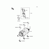 Схема вузла: Колінчастий вал для Kawasaki KLE650 Versys 650