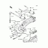 Схема вузла: Котушка запалювання для Kawasaki ZR1200 ZRX1200R
