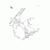 Схема узла: Рама для Kawasaki VN1500 VN1500 Drifter