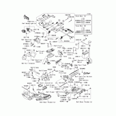 Схема узла: Chassis electrical equipment(1/2) для Kawasaki ZX1400 Ninja ZX-14R