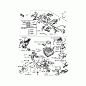 Схема вузла: Електроустаткування для Kawasaki ZR900 Z900 ABS