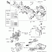 Схема вузла: Електроустаткування для Kawasaki ZX1000 Z1000SX ABS