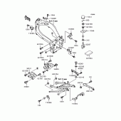 Схема узла: Кронштейн для Kawasaki ZX750 Ninja ZX-7RR